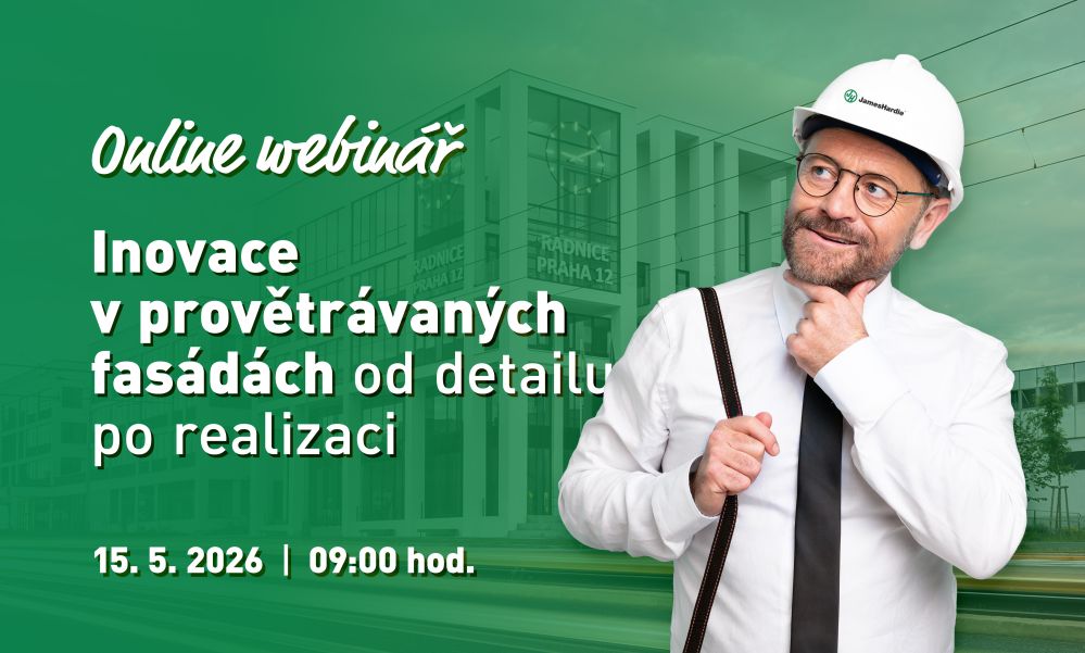 Webinář JHE o provětrávaných fasádách: jak splnit požadavky a zjednodušit realizaci